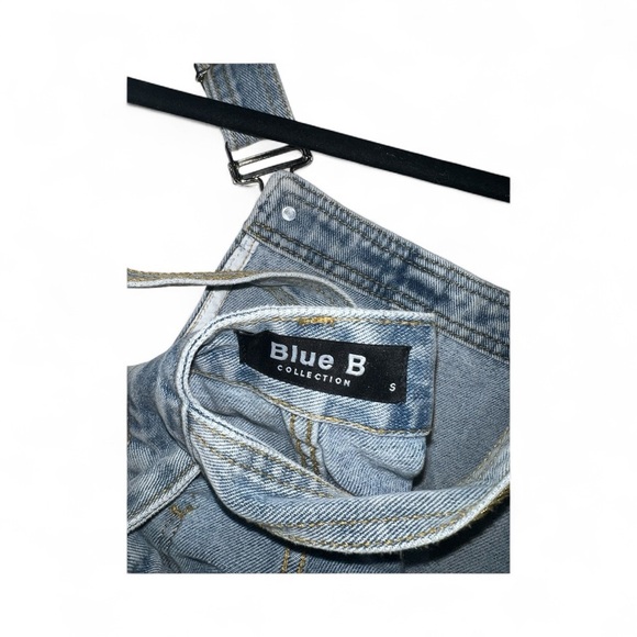 Blue B Collection Distressed Denim Overalls - Picture 10 of 10